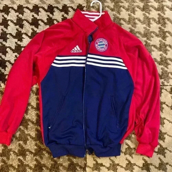 FC Bayern Munich Adidas College Football Shirts Jacket - Picture 1 of 4